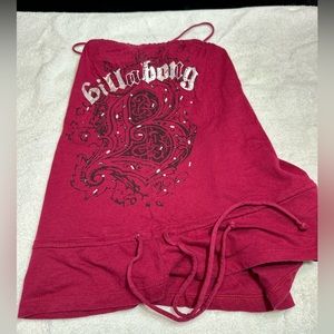 Vintage Y2K Billabong convertible tank/tube top, juniors size Large.